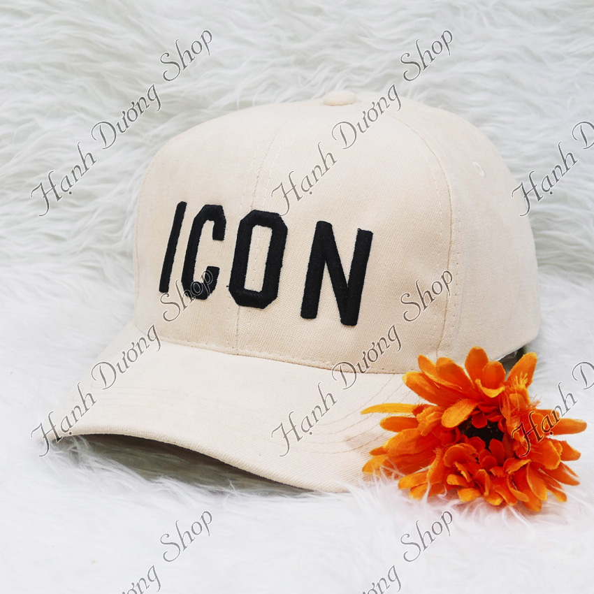 Nón kết nhung thêu chữ Icon sớ nhuyễn phong cách thời trang phù hợp cả nam và nữ