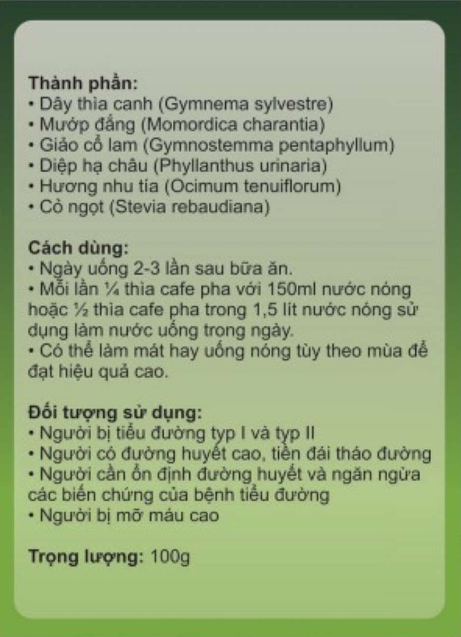 cao dây thìa canh LITIC 100g tốt cho người tiểu đường (cao tiểu đường)