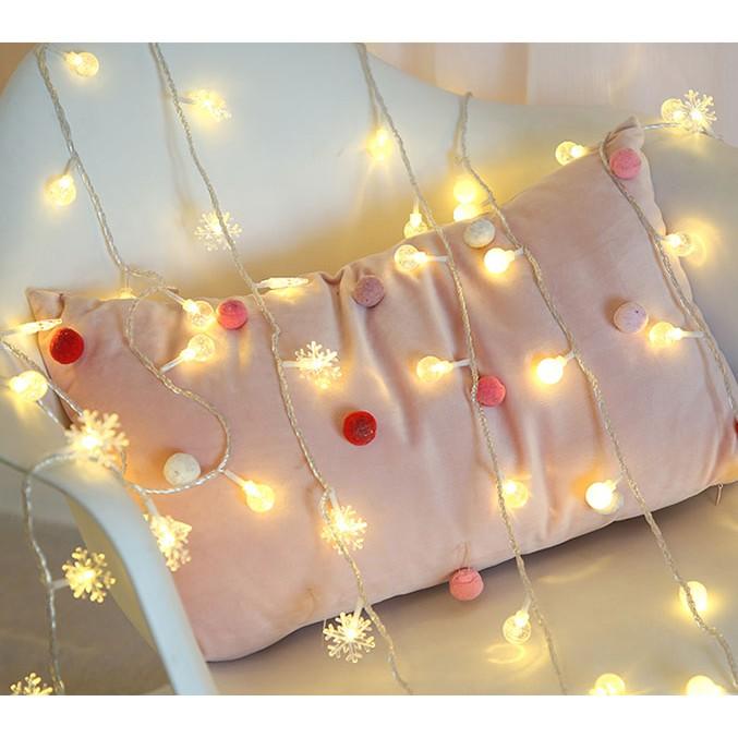 Đèn Led Trang Trí Ngôi Sao Dài 6M - 40 Bóng Trang Trí Noel Lễ Tết