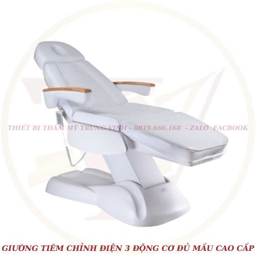 Giường Phun Xăm, Giường Tiêm Filler Tiểu Phẫu Chỉnh Điện, Giường 3 Động Cơ Cao Cấp
