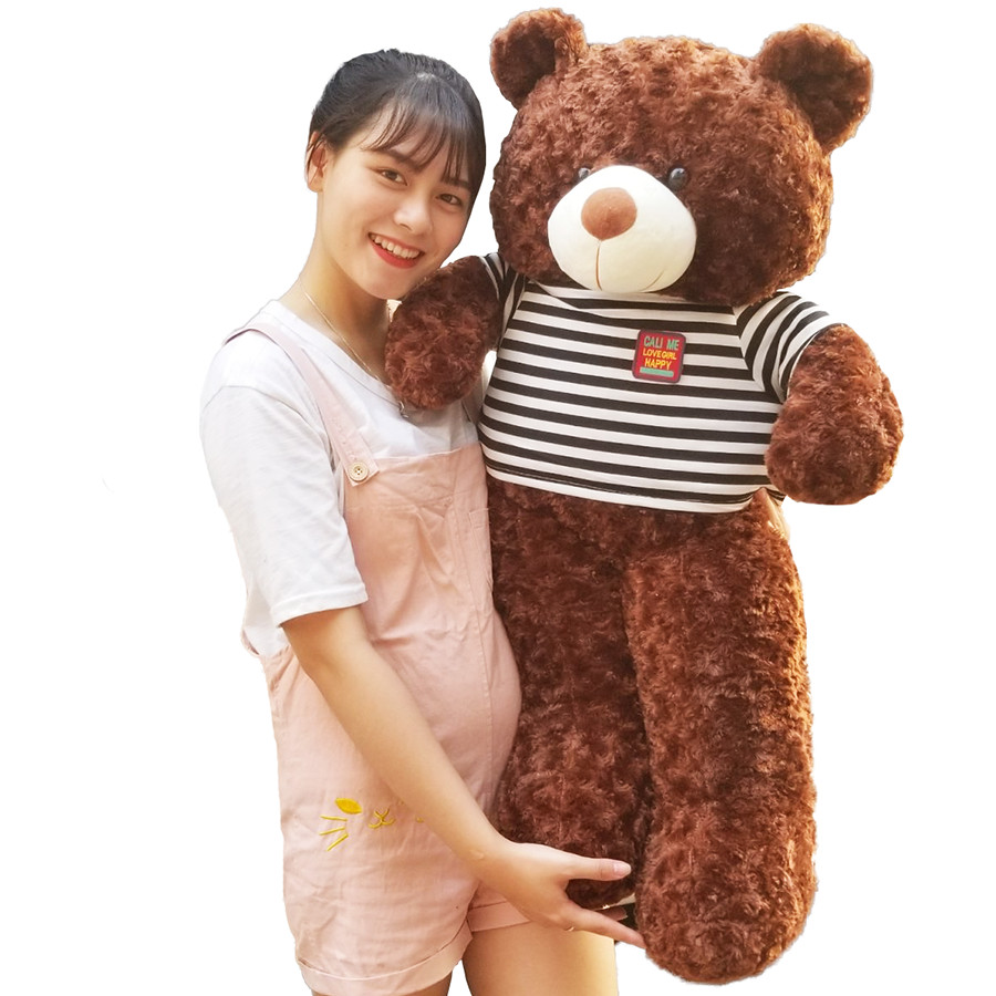 Gấu Bông Teddy 1m2 khổ vải cao 1m Ngộ Nghĩnh Cao Cấp