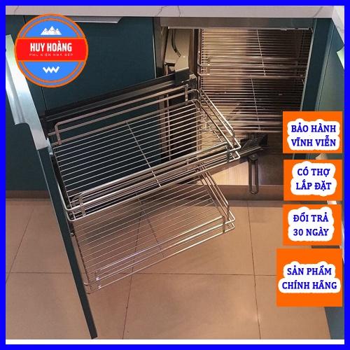 Kệ Góc Liên Hoàn Nan Dẹt INOX304 - Hàng Chính Hãng