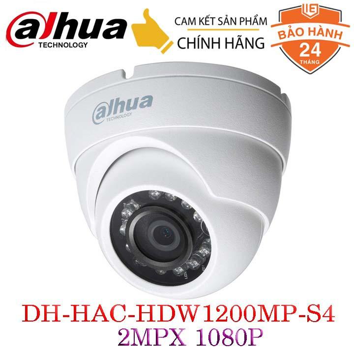 Camera dome Dahua DH-HAC-HDW1200MP-S5 2MP 1080P hồng ngoại 30m hàng chính hãng DSS Việt Nam