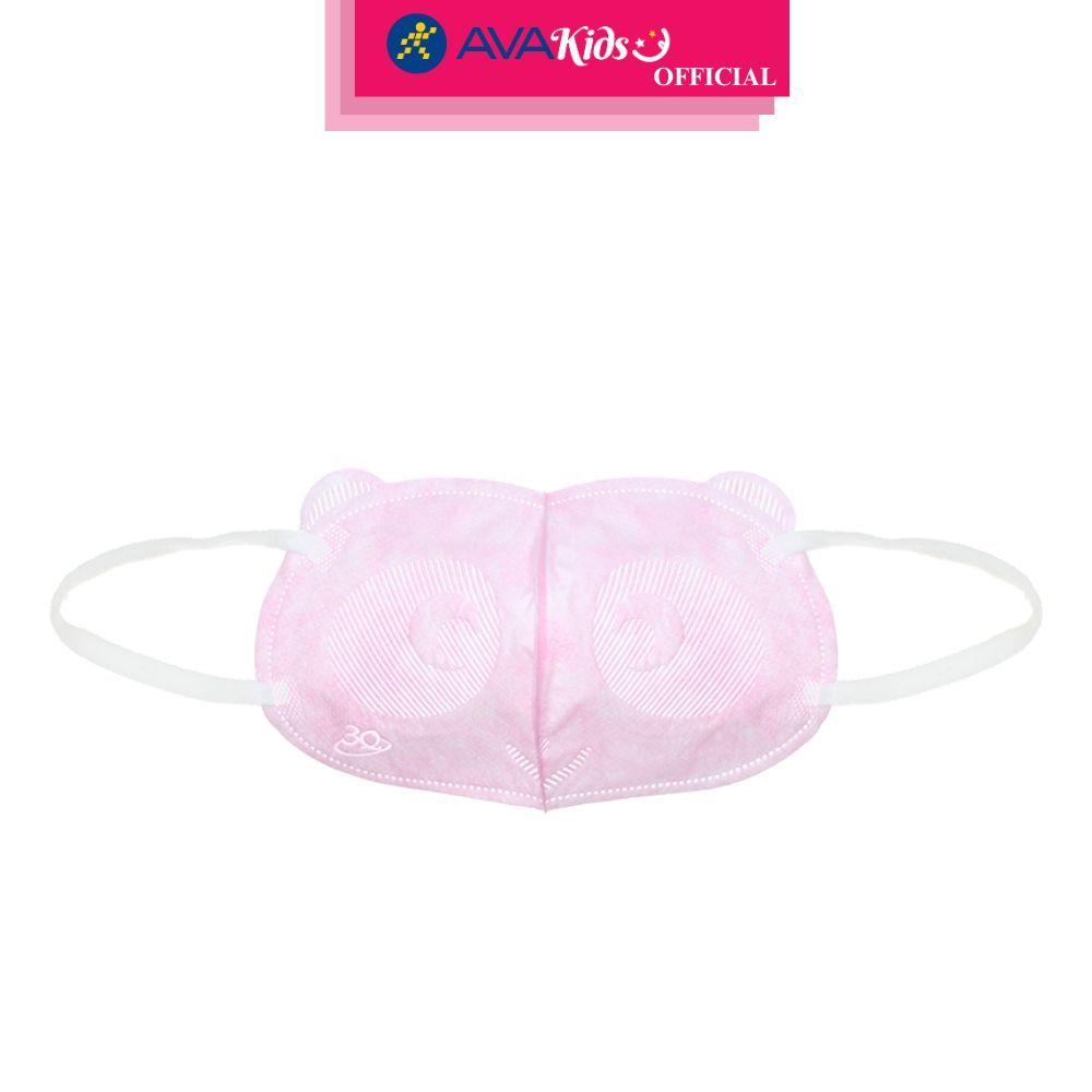 Hộp 10 cái khẩu trang y tế cho bé StayDry 3 lớp size M - Màu hồng