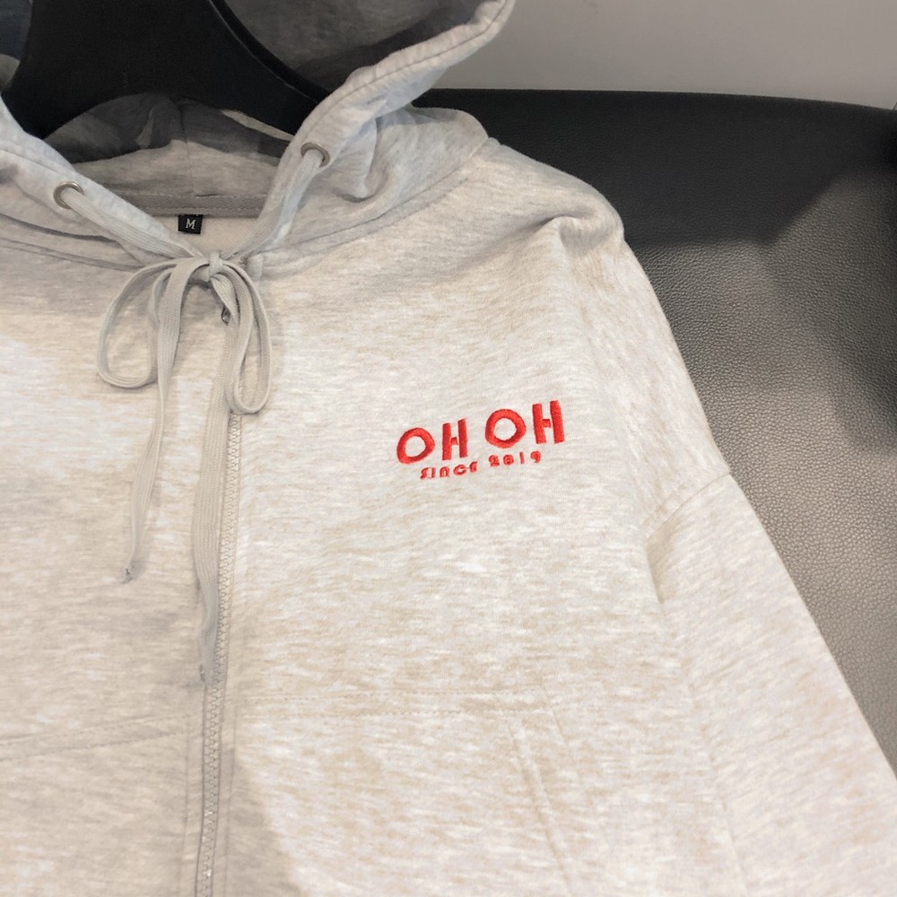 ÁO Hoodie Form Rộng Dây Kéo OHOH Nam Nữ