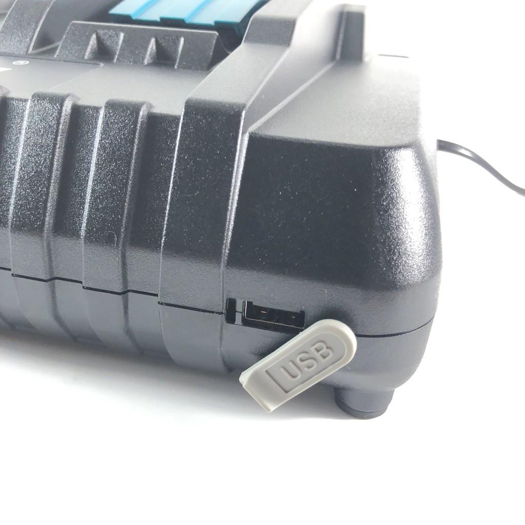 Sạc nhanh 2 cổng 14.4-18V DC18RD Makita 196933-6