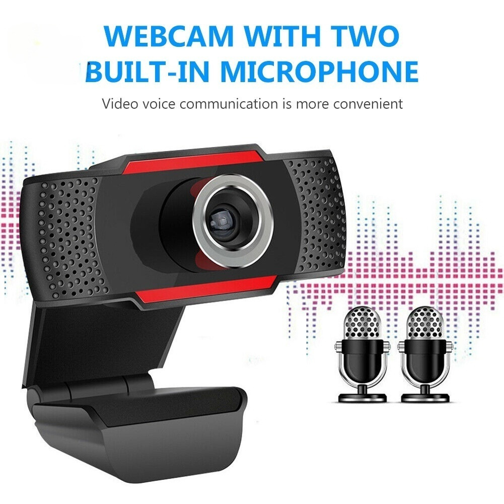 Webcam Cho Máy Tính PC Laptop 720p FullHD Kèm Mic Tích Hợp Micro To Rõ Cho Cuộc Gọi Video Call Zoom Góc Siêu Rộng New Chất Lượng Cao Để Live Stream Học Online Hàng Nhập Khẩu