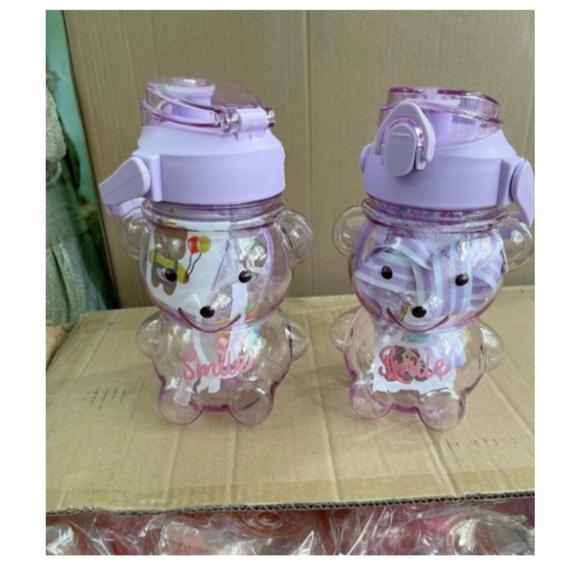 Bình đựng nước 1.1l hình gấu smile