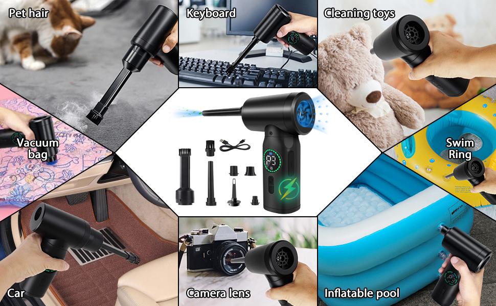 7500mAh Duster máy thổi khí nén 7500mAh