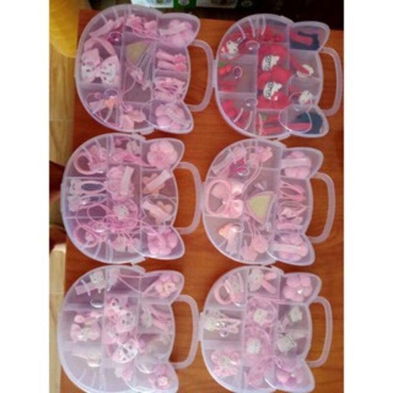 Hộp tóc hello kitty - Hộp nơ tóc kitty cho bé gái thêm xinh xắn