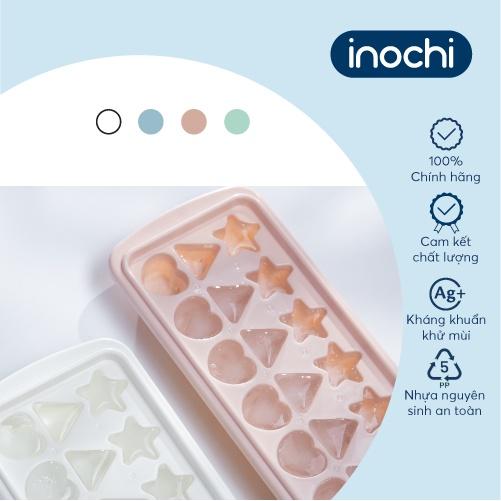 Hình ảnh Khay đá sáng tạo Inochi 21 viên inochi màu Trắng ngọc/ Xanh bạc hà/ Xanh nhạt/ Hồng nhạt