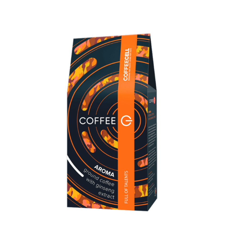 [SỐC 488K] Cà phê Nhân sâm rang xay Coffee G Aroma / Arabica (Gói 250g) - COFFEECELL - Hàng Chính Hãng