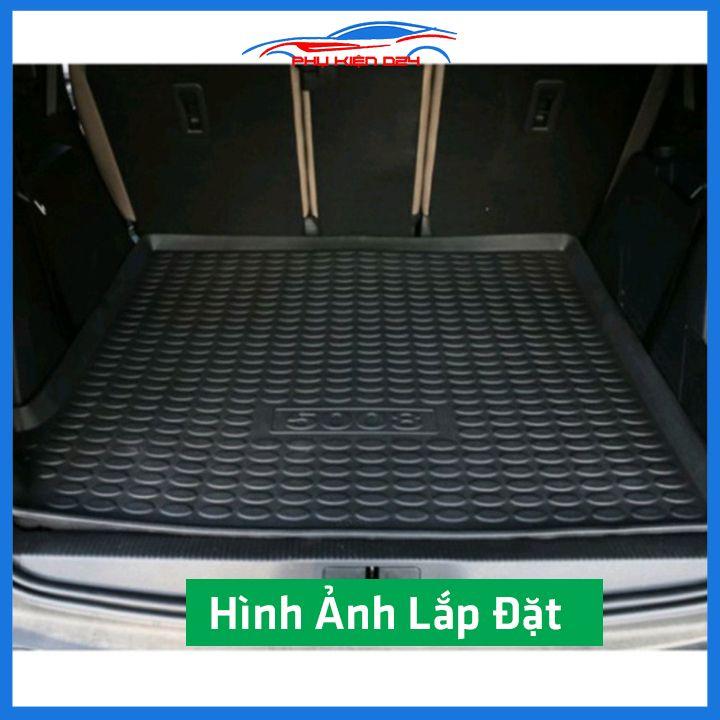 Thảm nhựa lót cốp Peugeot 5008 2016-2017-2018-2019-2020-2021-2022 nhựa dẻo dày dặn đàn hồi tốt