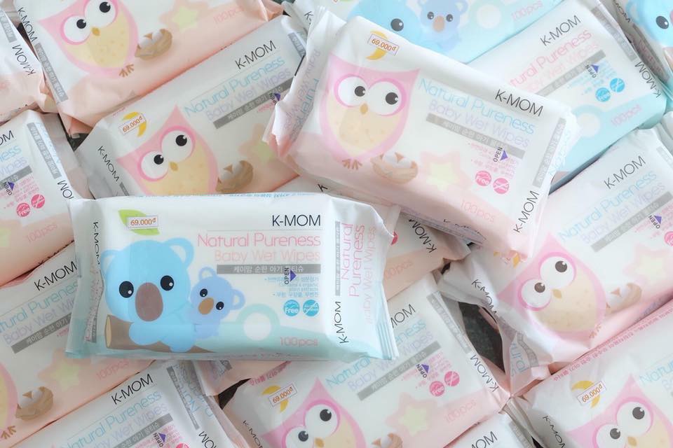 Combo 3 Khăn Ướt K-mom KM13110 - Mẫu Ngẫu Nhiên