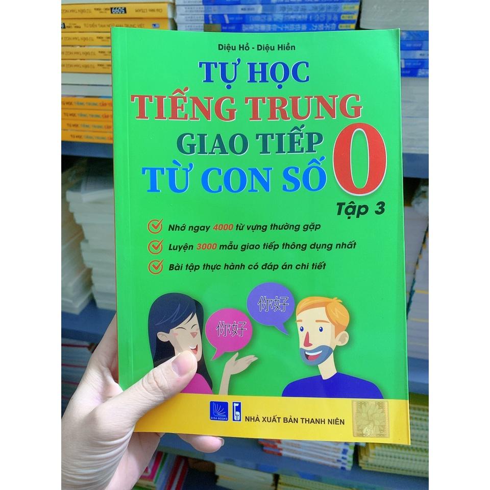 Sách - Combo: 250 Thông Điệp Thay Đổi Cuộc Đời Bạn (Song Ngữ Trung Việt) +Tự Học Tiếng Trung Giao Tiếp Từ Con số 0 tập 3