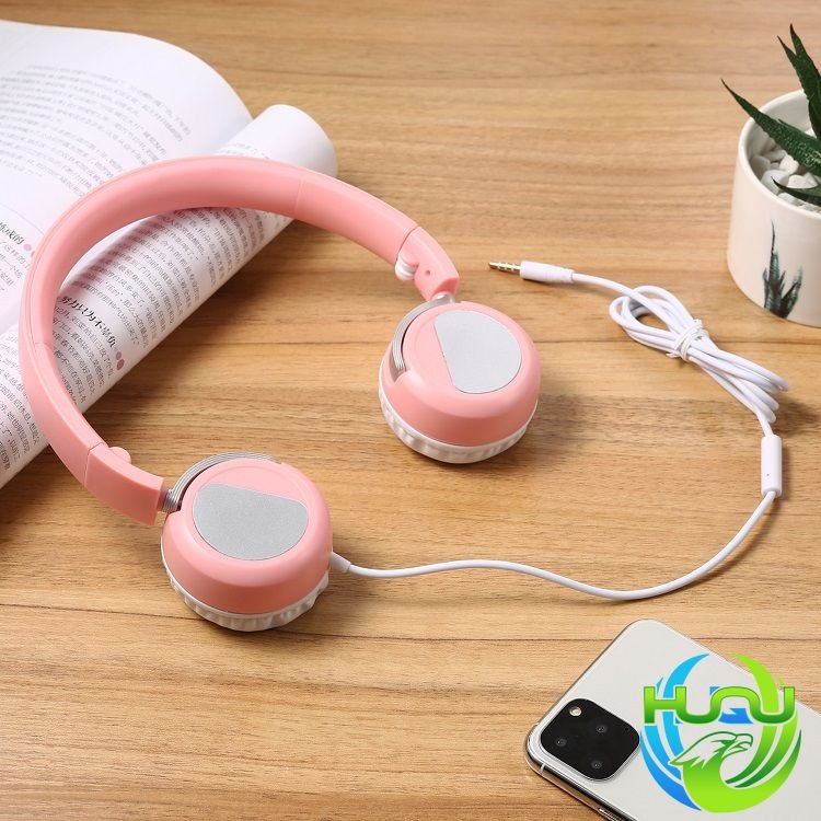 Tai Nghe Có Dây Đáng Yêu Cho Bé Huqu HQ11-Âm Bass Mạnh Mẽ -Hàng Chính Hãng