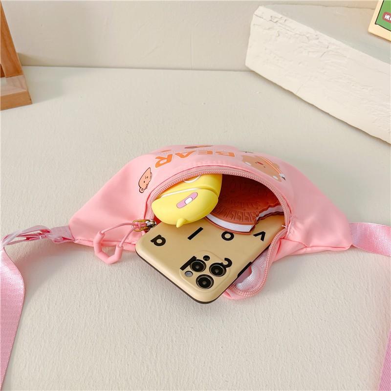 Túi Đeo Chéo Bao Tử Cho Bé 24x14x5cm Mẫu Bao Tử Bear