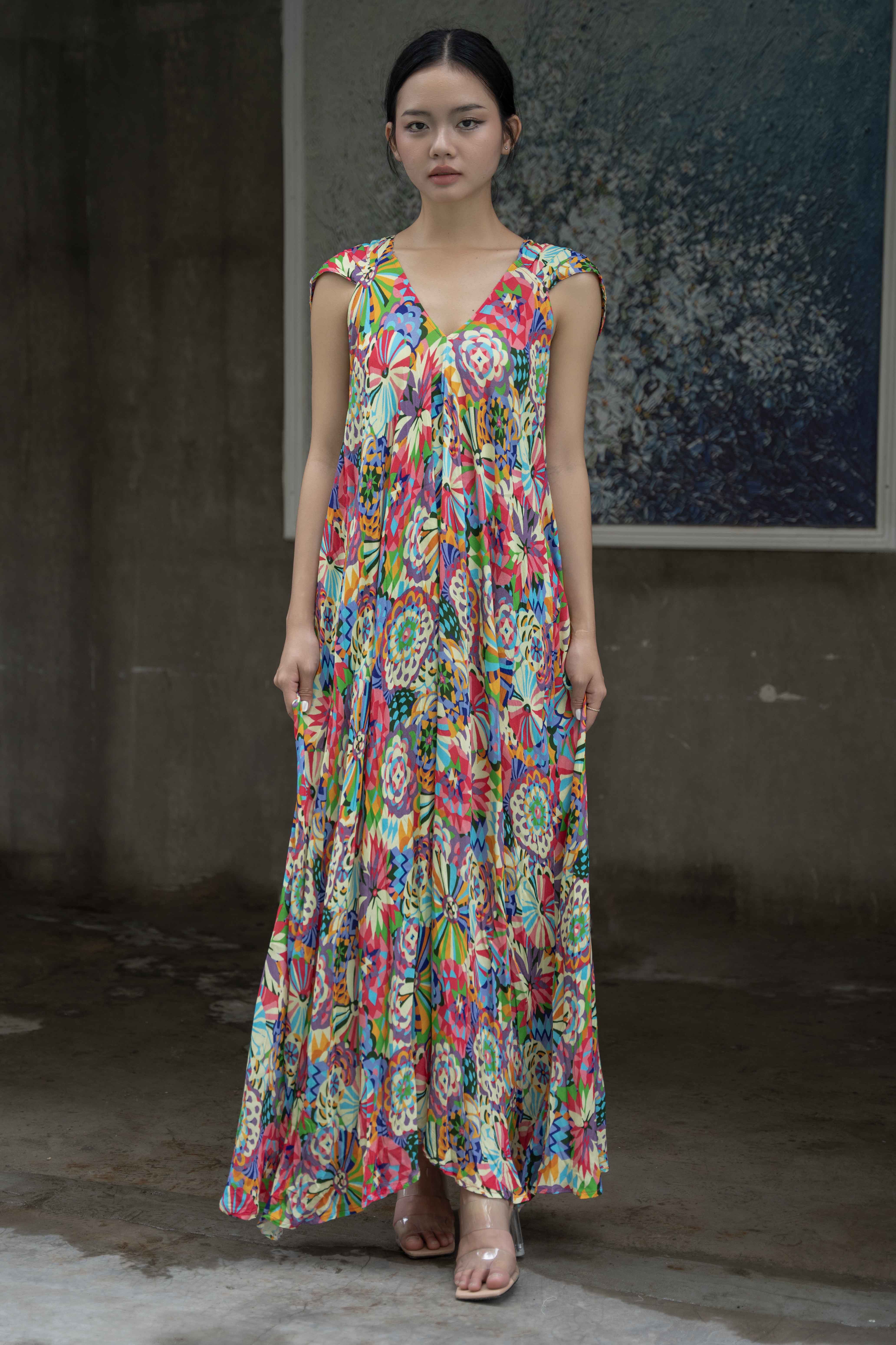 Maxi Cotton Cao Cấp Luna Llena