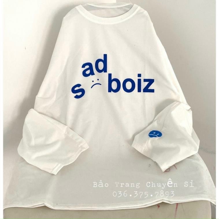 Áo sad boiz ripped signature long sleeve Áo thun tay dài sadboiz RIPPED SIGNATURE chất cotton, Áo Thun Tay Dài Cá Tính SADBOIZ RIPPED SIGNATURE LONG SLEEVE , Sweater Nam Nữ Unisex Form Rộng