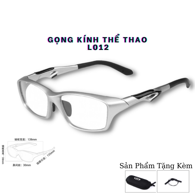 Gọng Kính Thể Thao L102 Đen Full - Gọng Cứng Cáp - Chịu Lực Tốt - Gọng Sau Siêu Dẻo