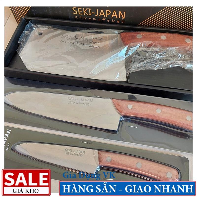 Bộ dao SEKI-JAPAN 3 món Hàng NỘI ĐỊA nhật giá sỉ tốt nhất