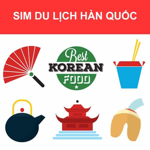 Sim và Esim Du Lịch Và Công Tác Hàn Quốc - Nhận Tại Việt Nam