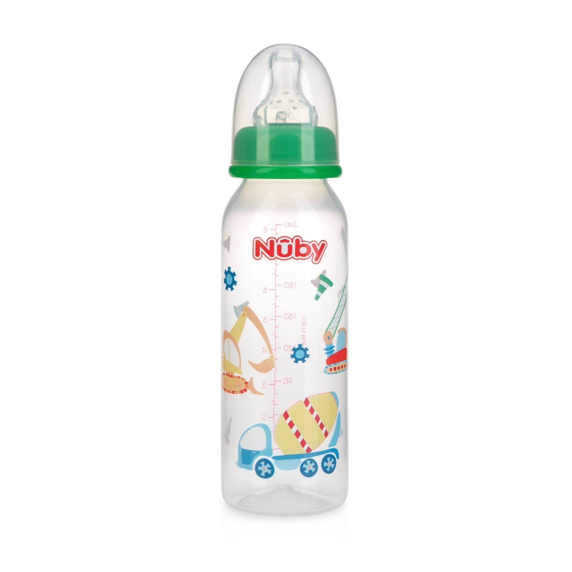 [ 1166-Nuby ] Bình sữa chống sặc cổ hẹp Nuby 240ml ( 0m+ )