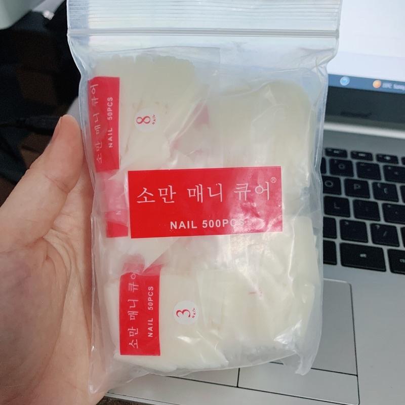 Móng tip tre , móng nối ống tre
