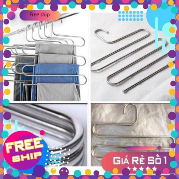 Móc quần áo 5 tầng thông minh loại 1 INOX