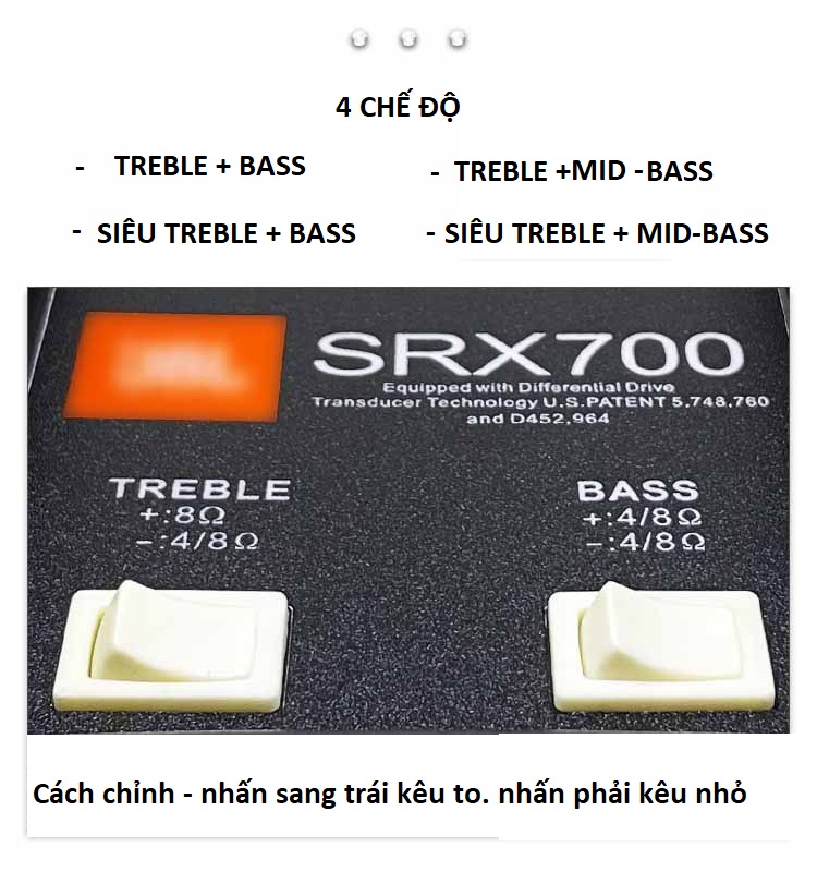 PHÂN TẦN THÙNG LOA BASS 40 SRX700 CÓ CHỈNH BASS TRÉP - GIÁ 1 MẠCH - MẠCH PHÂN TẦN CÔNG SUẤT LỚN