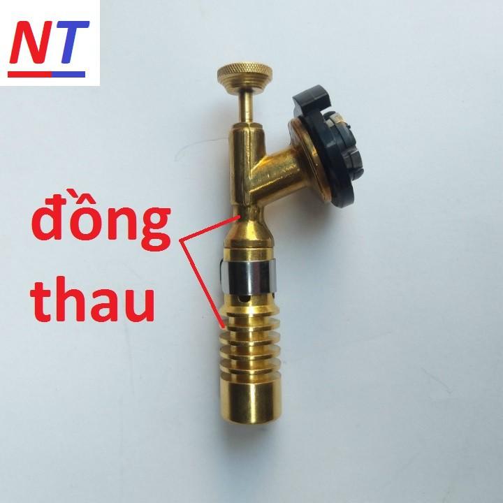 Đèn Khò Ga Mini Cầm Tay Đồng Nguyên Chất 100%( khò đồng thau )