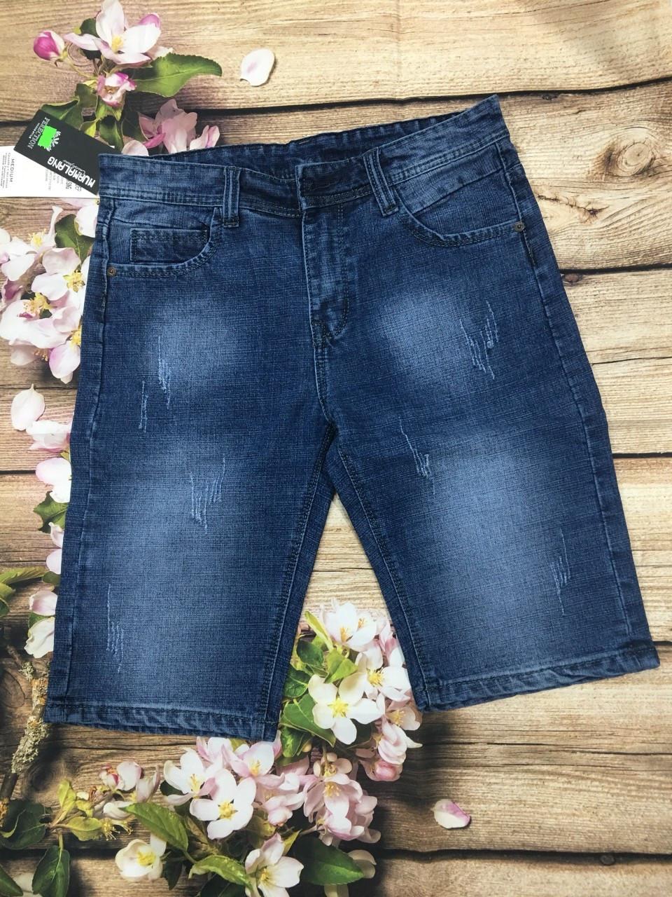 quần short jean nam body co giãn vải nhập