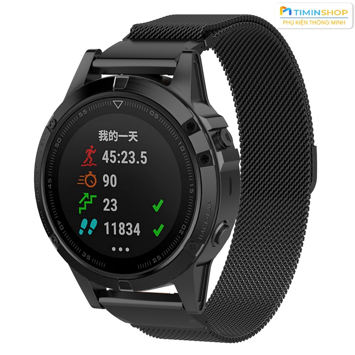 Dây cho Garmin Fenix 8/ 7/ 7S/ 6/ 6S/ 5/ 5S/ 3/ Quatix 7/ Instinct 2/ 2S/ Forerunner 970/ 965/ 955/ 945/ 935/ 745 (DTGM)