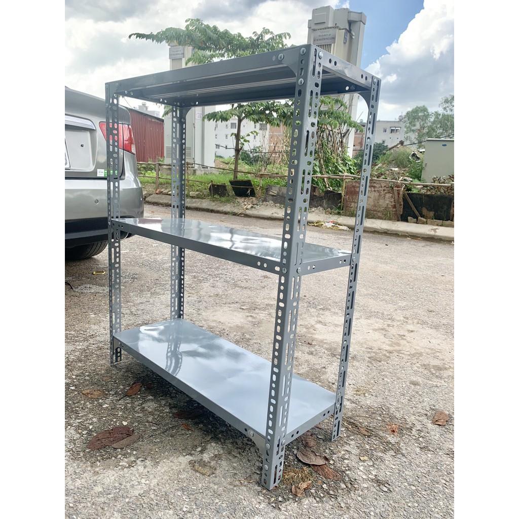 Kệ sắt v lỗ đa năng 3 tầng dài 1,2m x rộng 0,4m x cao 1m