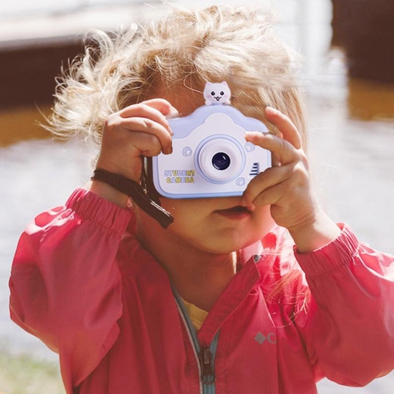 Y9RF Trẻ em Đồ chơi Trẻ em Máy ảnh kỹ thuật số dành cho bé trai 3-7 tuổi, Mini Kids Camera Màu sắc: PK