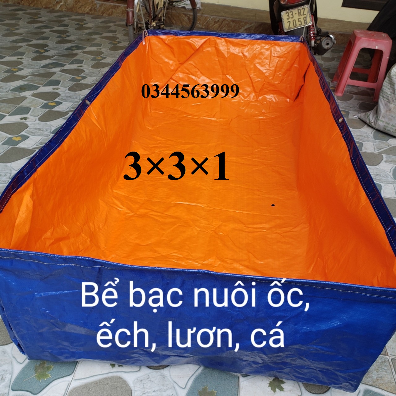 BỂ BẠT NUÔI CÁ, ỐC, ẾCH , LƯƠN ĐỦ KÍCH THƯỚC