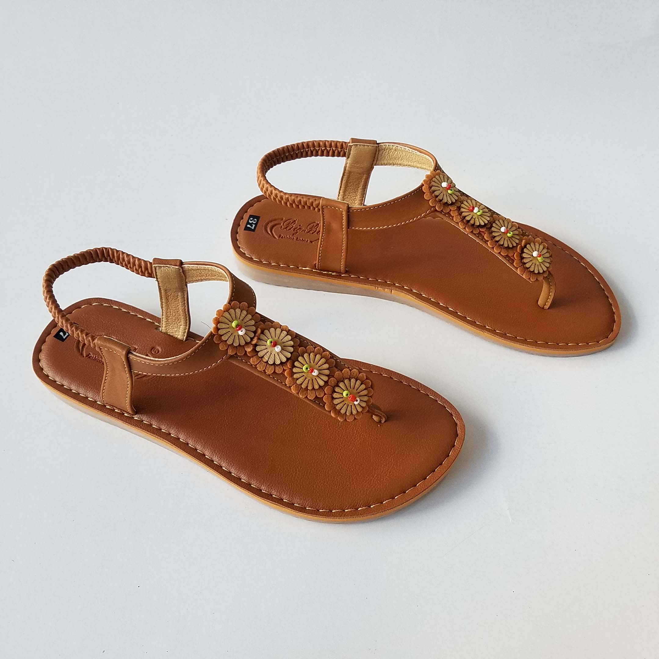 Giày sandal nữ da bò thật cao cấp HKT260