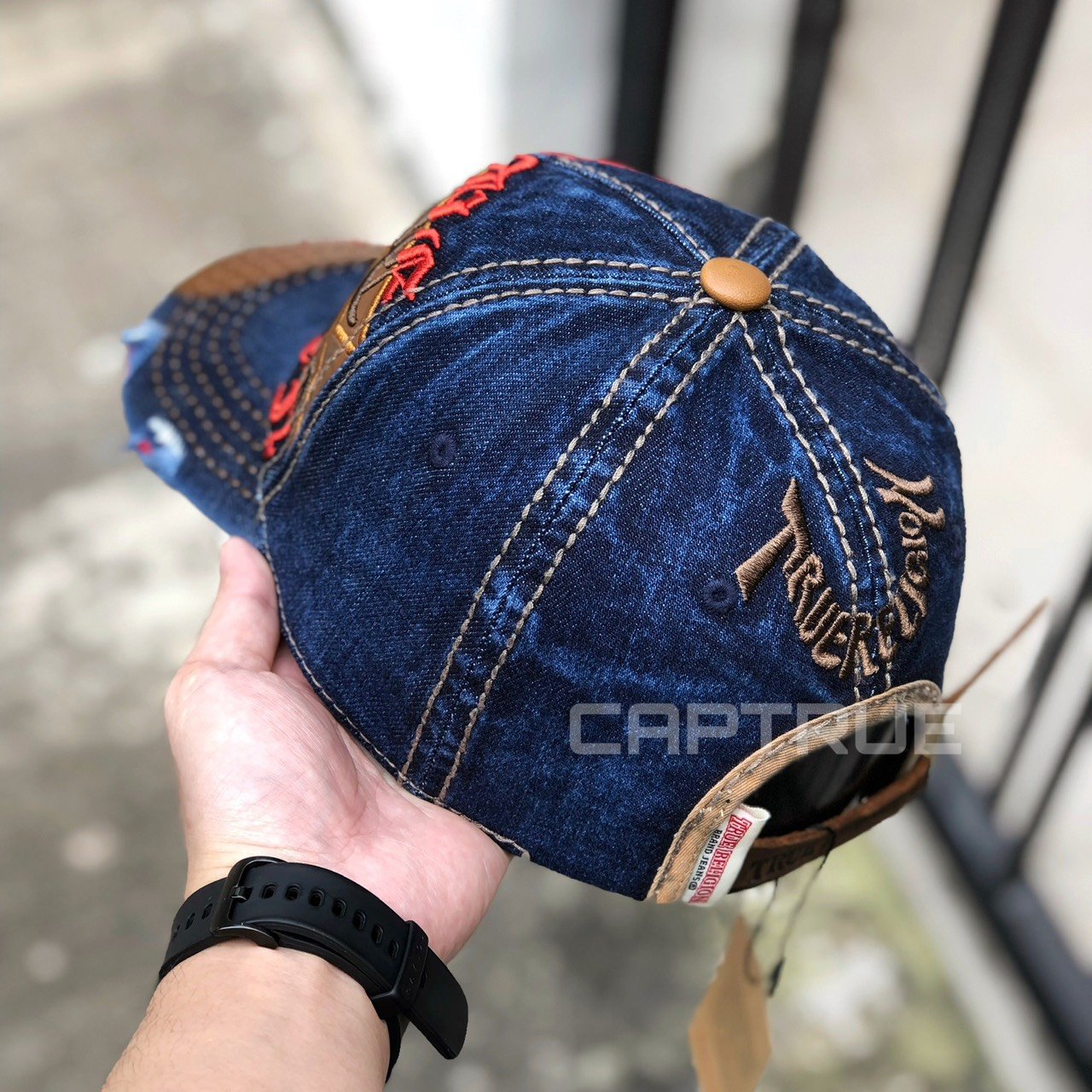 Nón kết, mũ kết Địa phối vải jeans xịn chuẩn thời trang (Ảnh thật)