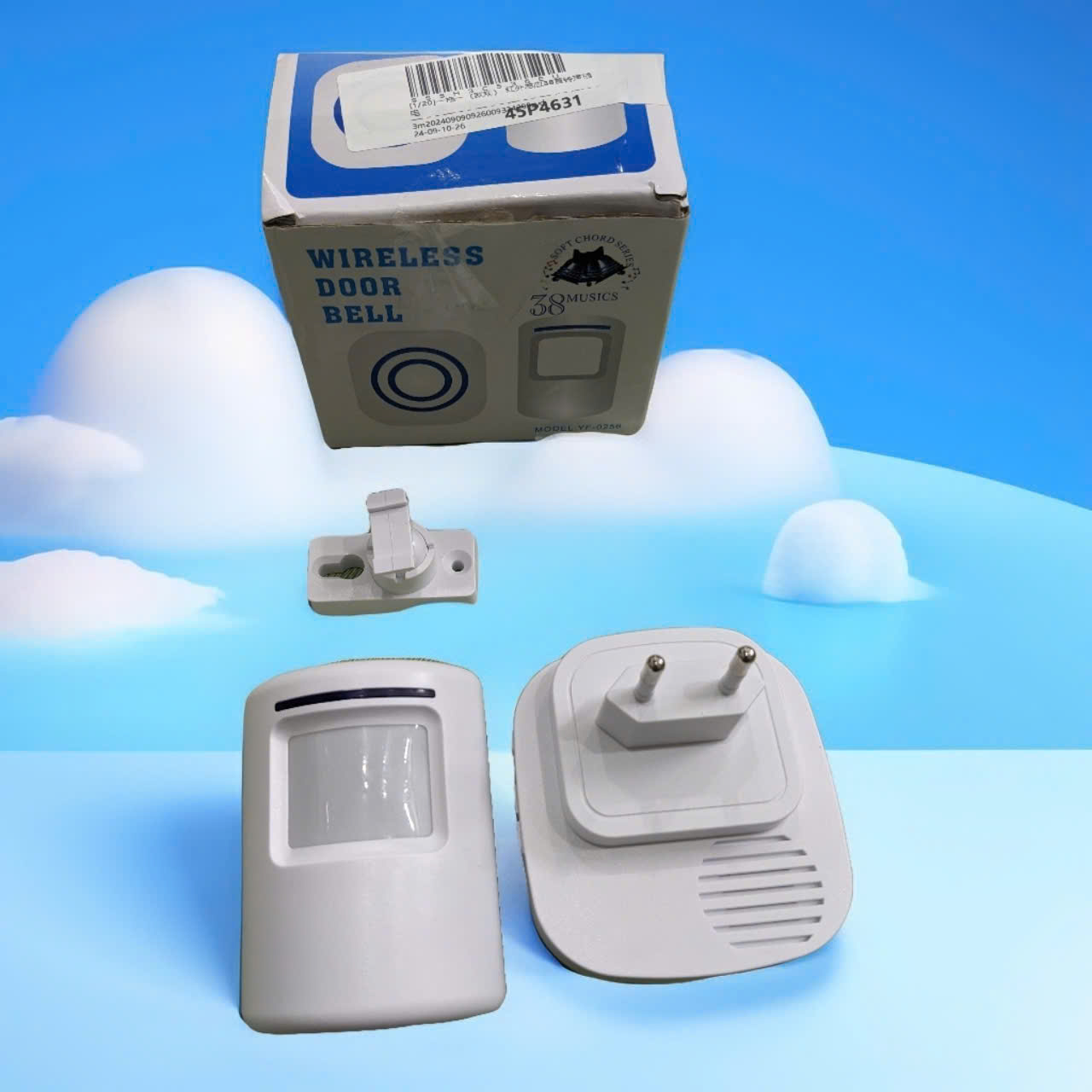 Chuông Cửa Báo Khách Hồng Ngoại Không Dây Cao Cấp - Cảm Biến Chống Trộm Thông Minh Loại Tốt