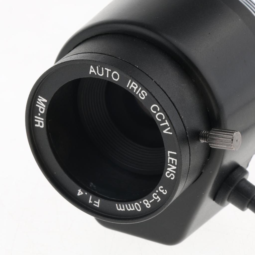 3.5-8mm  IR Lens Auto-Iris Manual Focus for Security Video Camera
