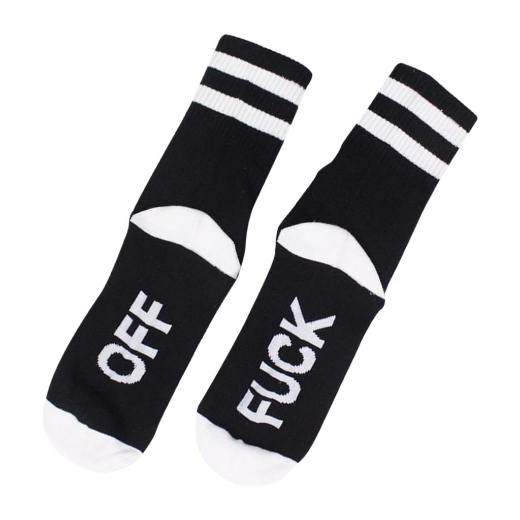 Unisex F** Crew Socks Causal Winter Warm Tube Socks