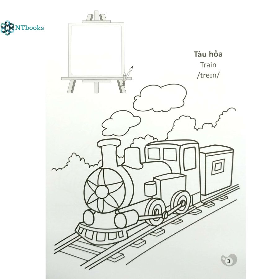 Sách Tô Màu Chúng Mình Tập Làm Họa Sĩ - Phương Tiện Giao Thông