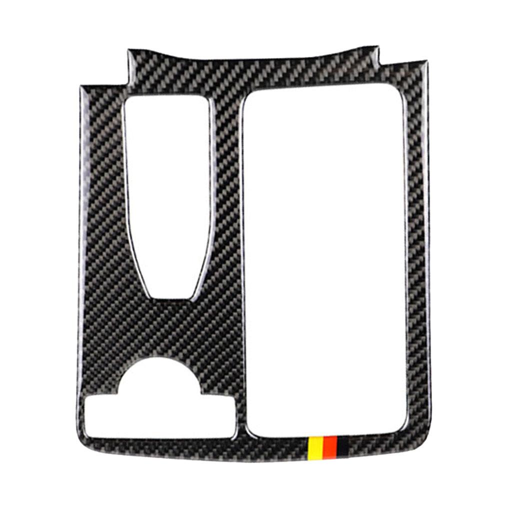 Carbon Fiber Gear Shifter Panel Cover for Mercedes W204