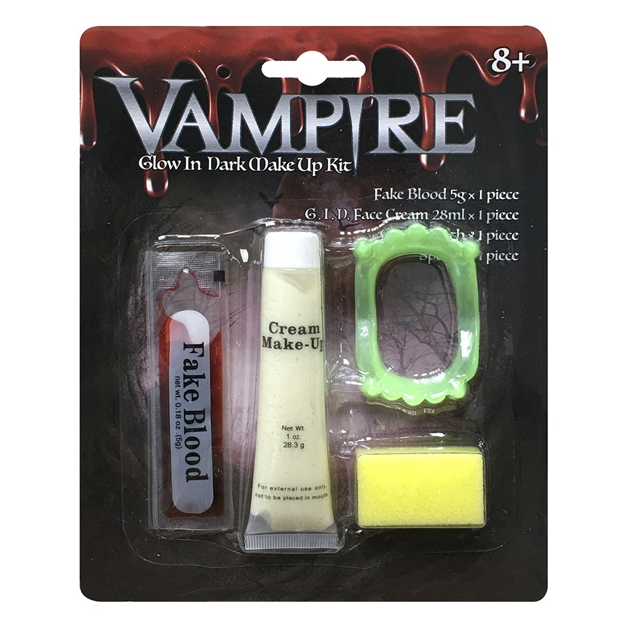 Bộ Trang Điểm/Hóa Trang Phát Sáng Trong Bóng Tối Halloween Uncle Bills Uh00467