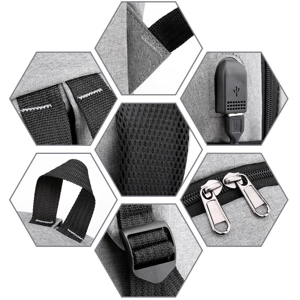 Set 3 Túi Đeo Chéo, Balo Đựng Laptop Và Ví Nhỏ Tiện Dụng Dành Cho Văn Phòng Học Sinh Sinh Viên