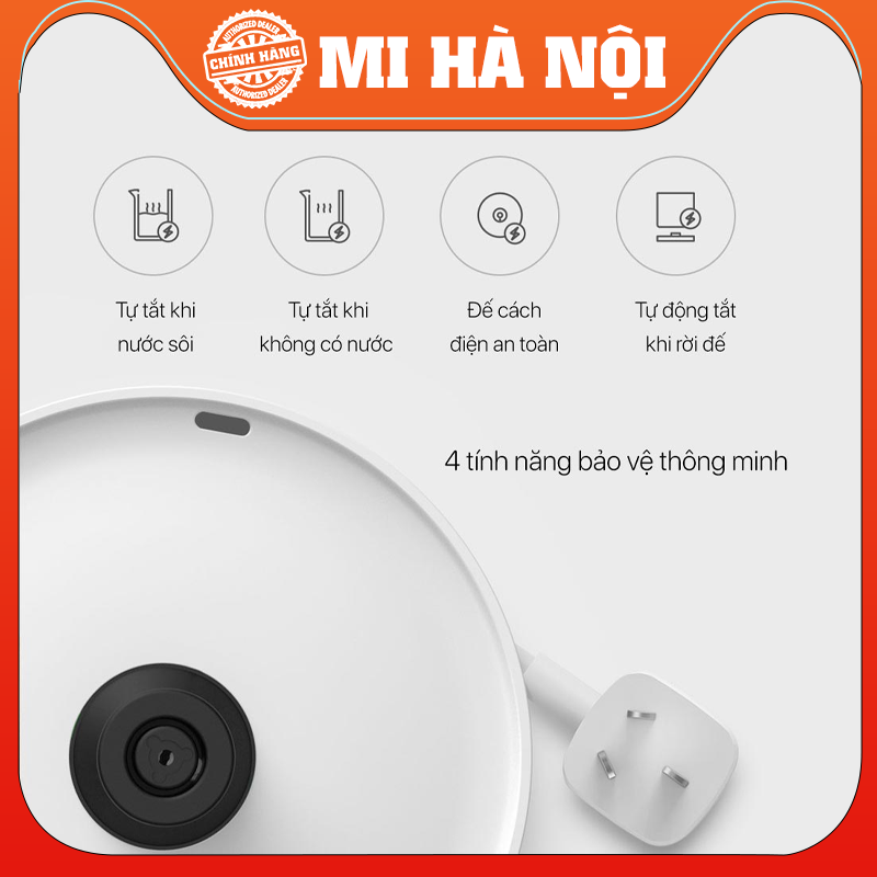 Ấm đun nước siêu tốc Xiaomi Mijia 1A - Hàng chính hãng