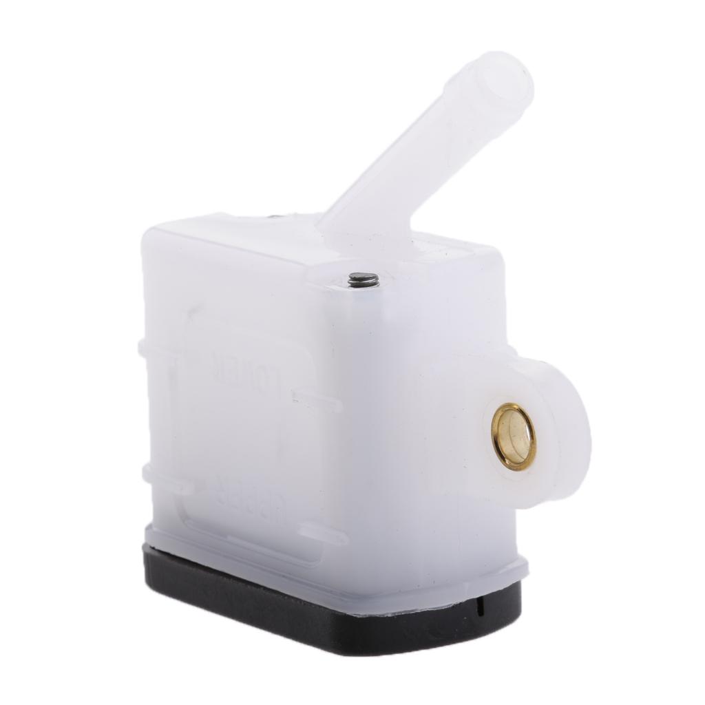 Motorcycle Foot Rear Brake Master Cylinder Tank Oil Cup Fluid Reservoir Bottle