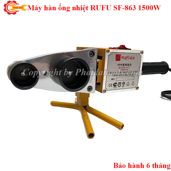 Máy hàn ống nhiệt cỡ lớn RUFU SF863-Đầu hàn 20-63-Công suất 1500W-Đủ đồ