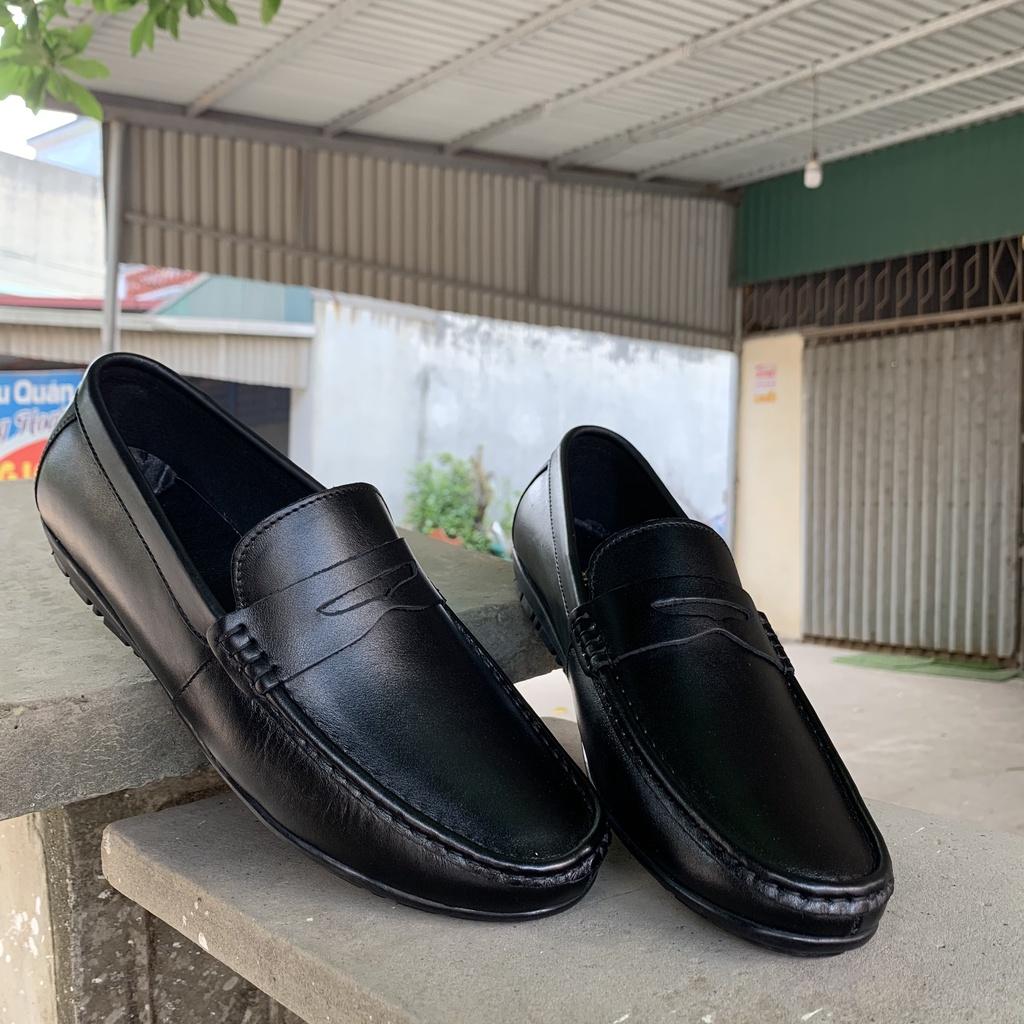 Giày Da Bò Đai Rỗng L022 T022 - Xưởng giày Chu Hải Nam 2 màu có size To 37-45