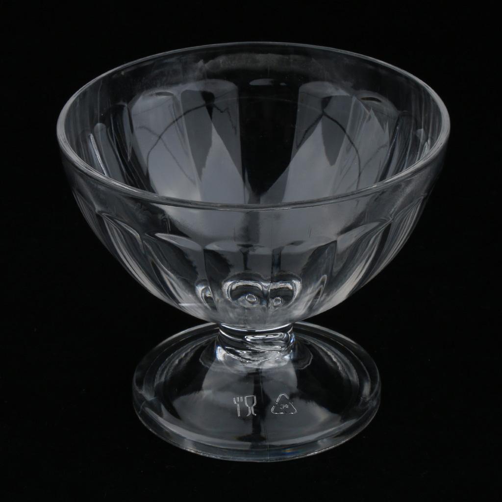 Clear Acrylic Ice Cream Cup Sundae Cup Fruit Dessert Bowl Milkshake Cup #1